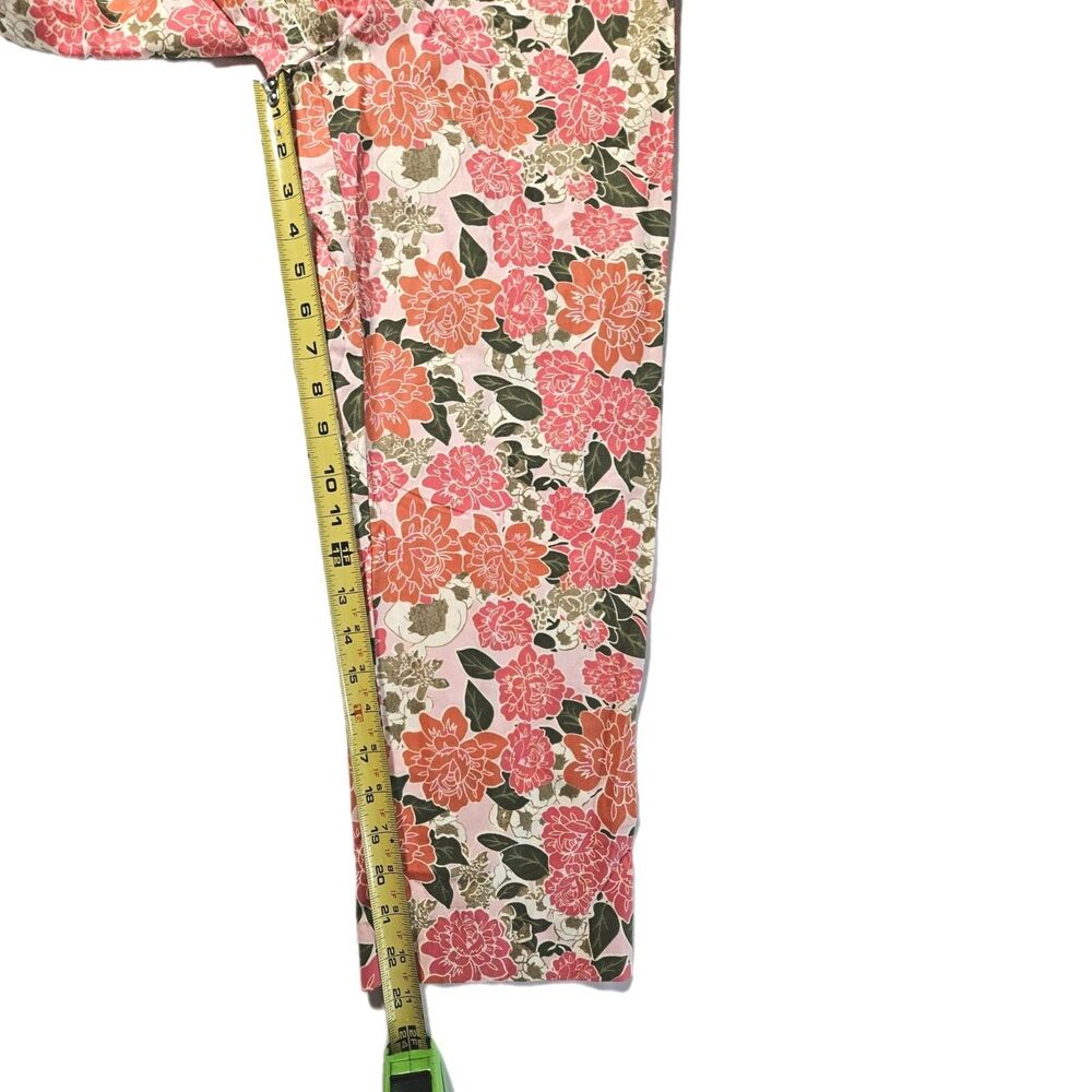 White Stag Women's Multicolored Pink Floral Mid-Calf Capri Size 4 New with Tags - Picture 4 of 7
